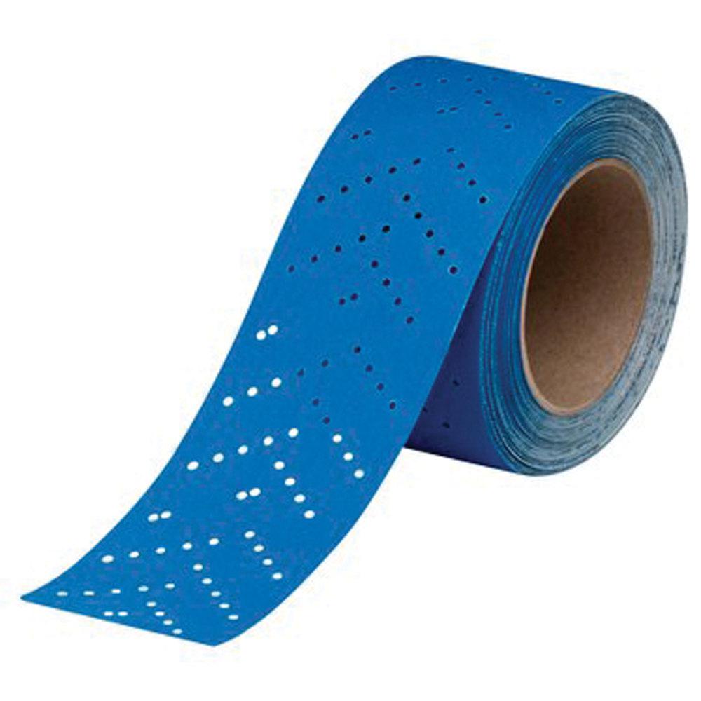 3M 2.75 in. x 13 yds 80 Grade MultiHole Hookit Blue Sandpaper Sheetroll7100091037 The Home Depot