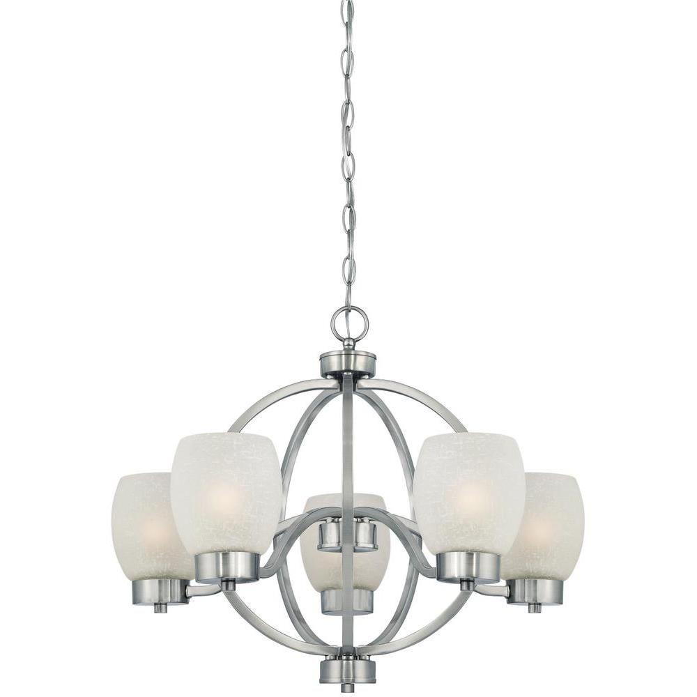 Westinghouse Karah 5Light Brushed Nickel Chandelier6341200 The Home