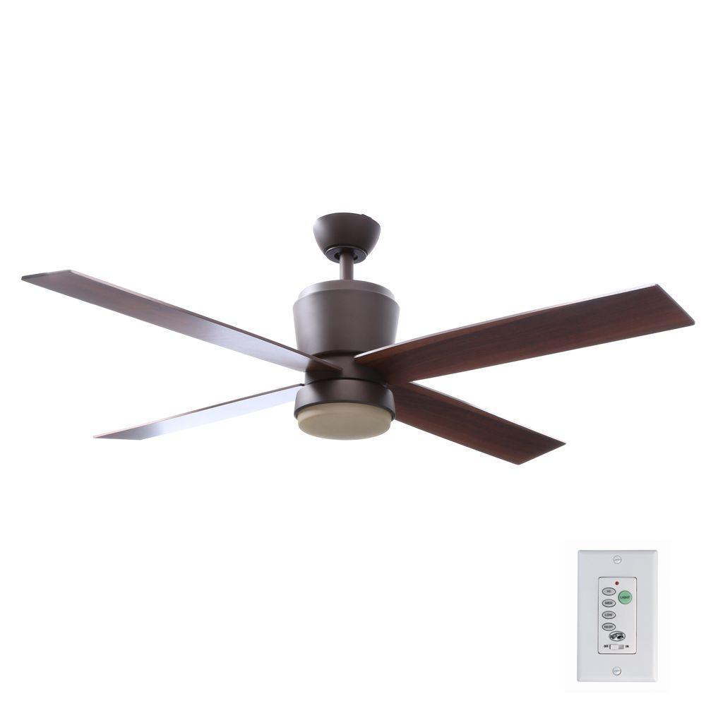 Hampton Bay Trusseau 52 In Indoor Oil Rubbed Bronze Ceiling Fan Hampton Bay Trusseau 52 In Indoor Oil Rubbed Bronze Ceiling Fan With Light Kit And