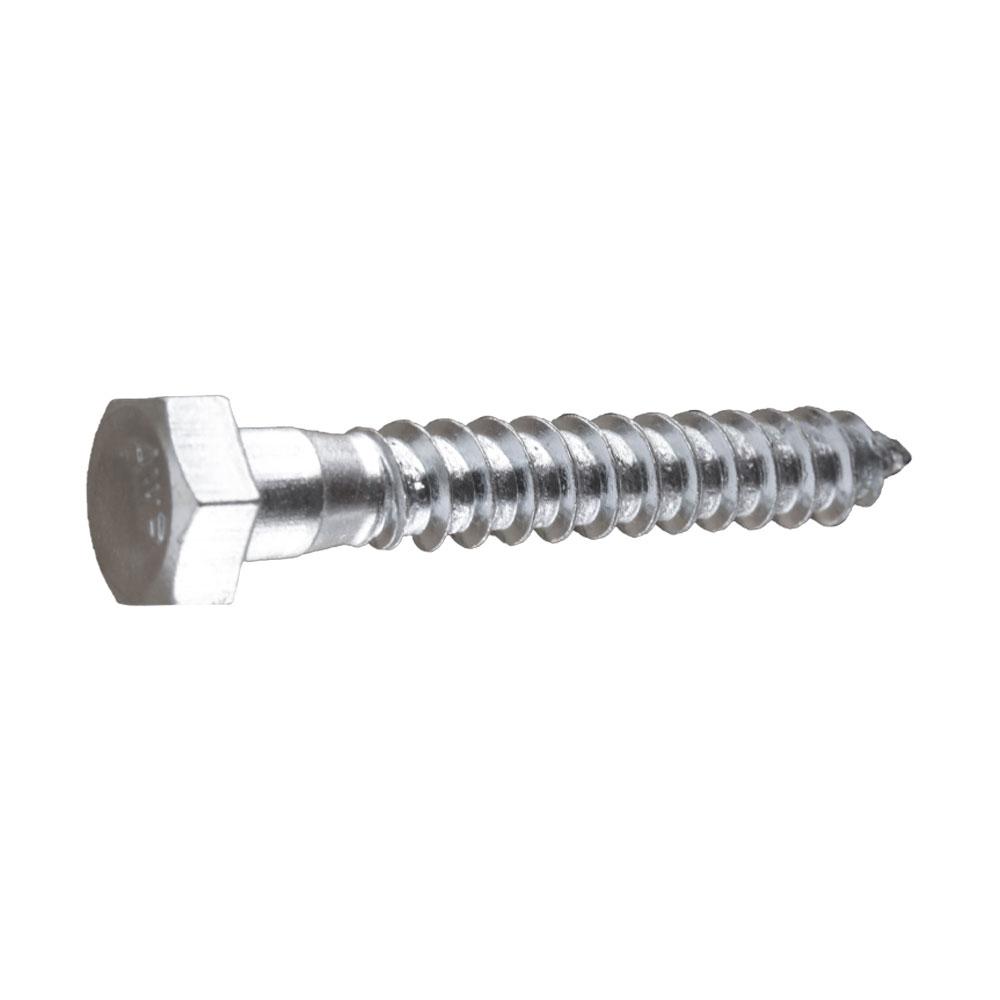 Stainless Steel 304 Qty 15 by Bridge Fasteners 3//8 x 5-1//2 Hex Head Lag Bolt Screws 18-8