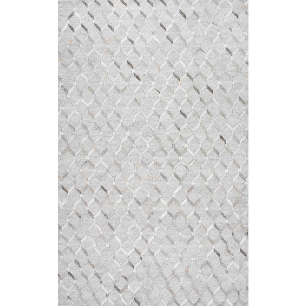 Nuloom Cowhide Grenier Grey 5 Ft X 8 Ft Area Rug Txal03a 508