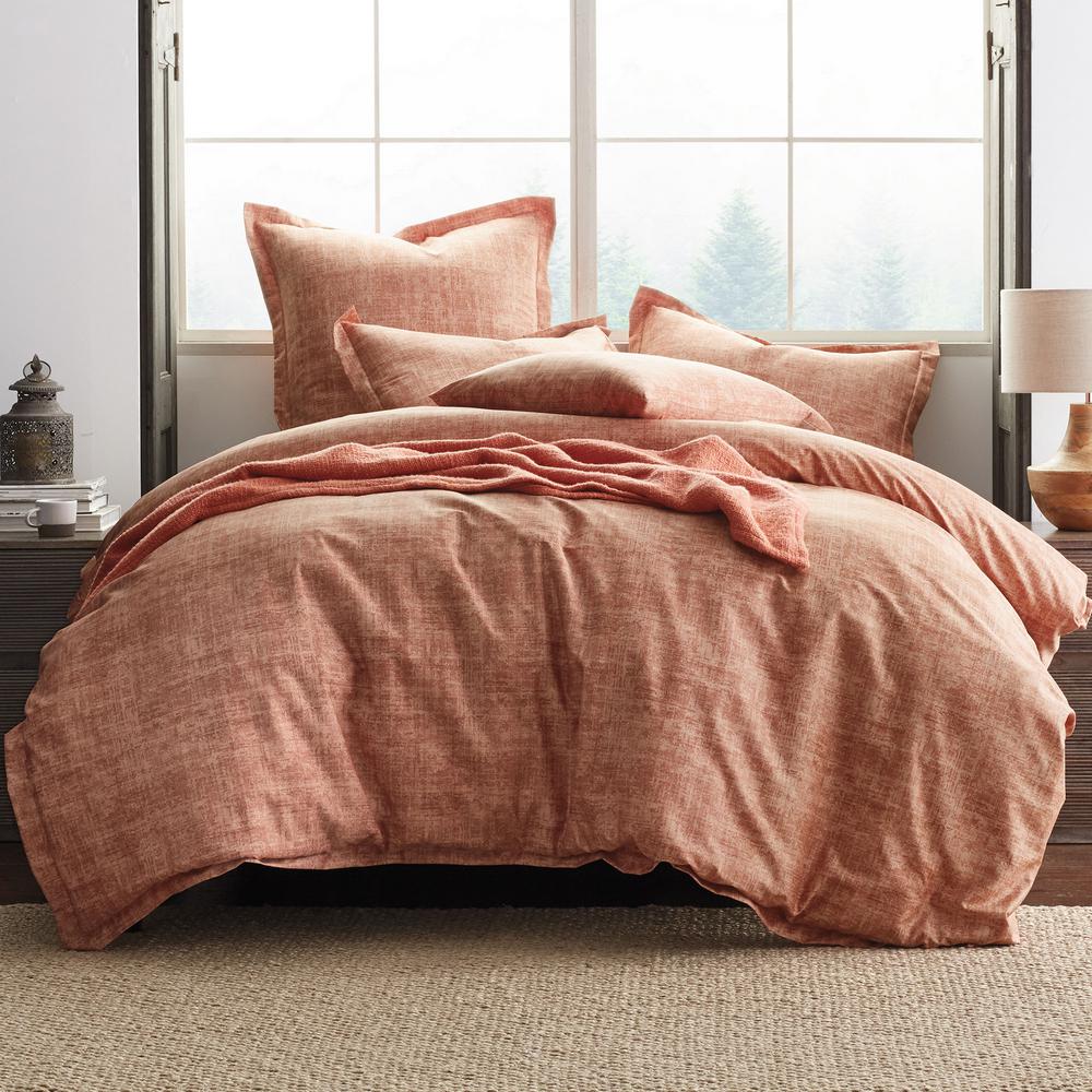 The Company Ankara Textured Terracotta Full Duvet Cover 50252d Ankara Textured Terracotta Full Duvet Cover By The Company