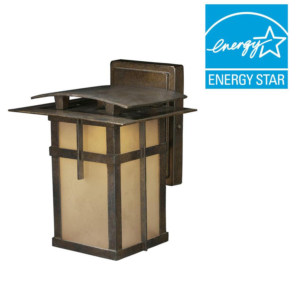 Titan Lighting San Fernando 1 Light Hazelnut Bronze Outdoor Led Wall Titan Lighting San Fernando 1 Light Hazelnut Bronze Outdoor Led Wall Mount Sconce With Title
