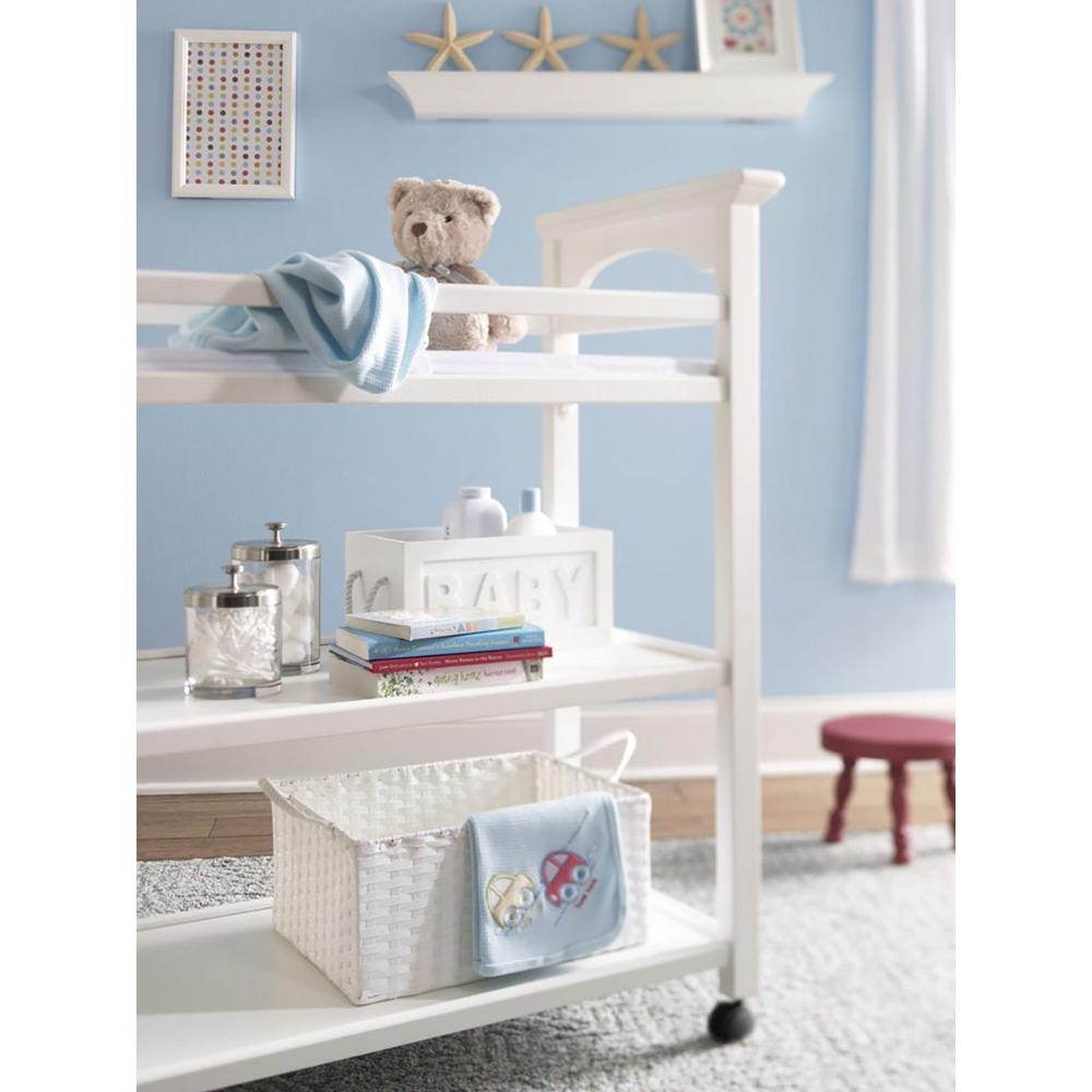 graco lauren changing table white