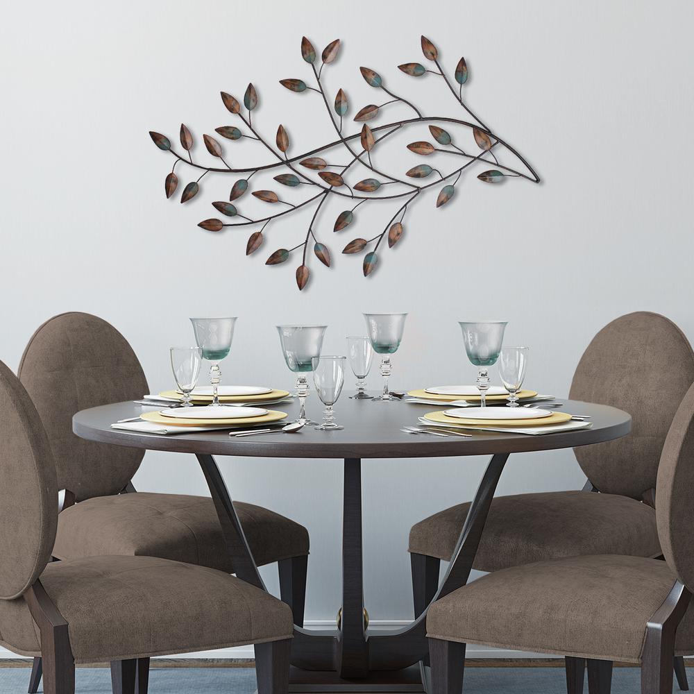 Stratton Home Decor Stratton Home Decor Blowing Leaves Wall Decor