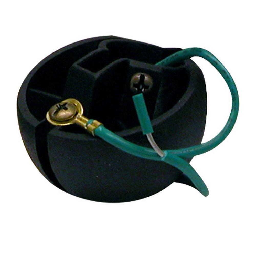 FANIMATION Black Sloped Ceiling Hanger Ball 42Degree 1 in. Downrod