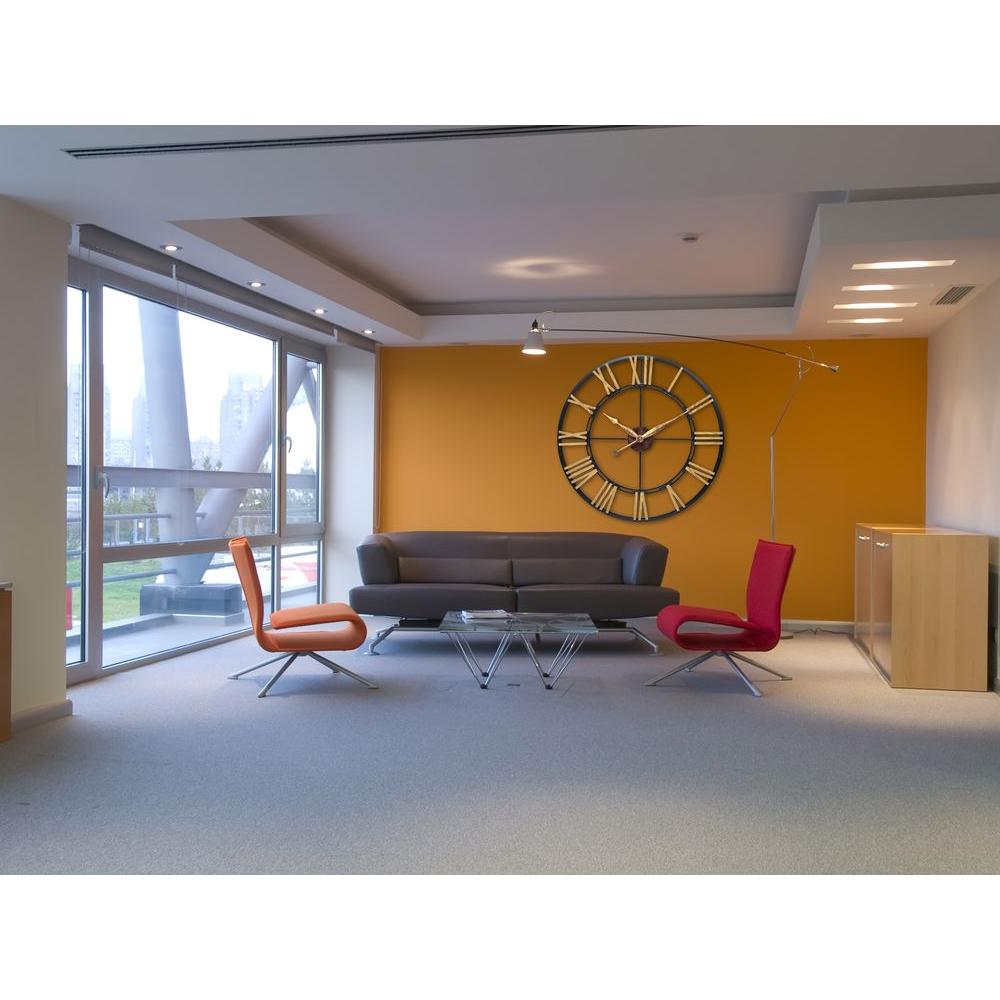 Infinity Instruments Cologne 45 in. H x 45 in. W Round Wall Clock14786