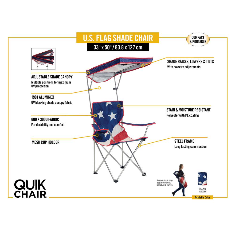 quik shade canopy chair