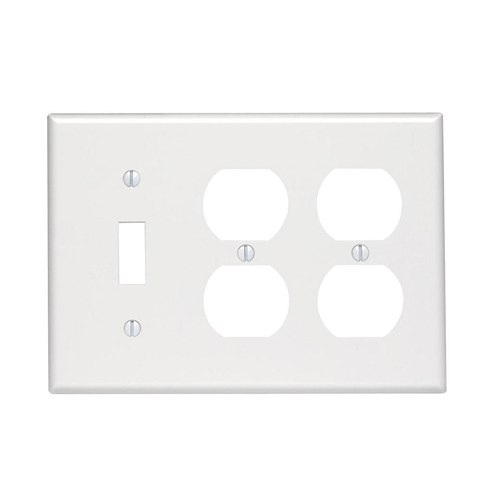 2 rocker 1 duplex wall plate