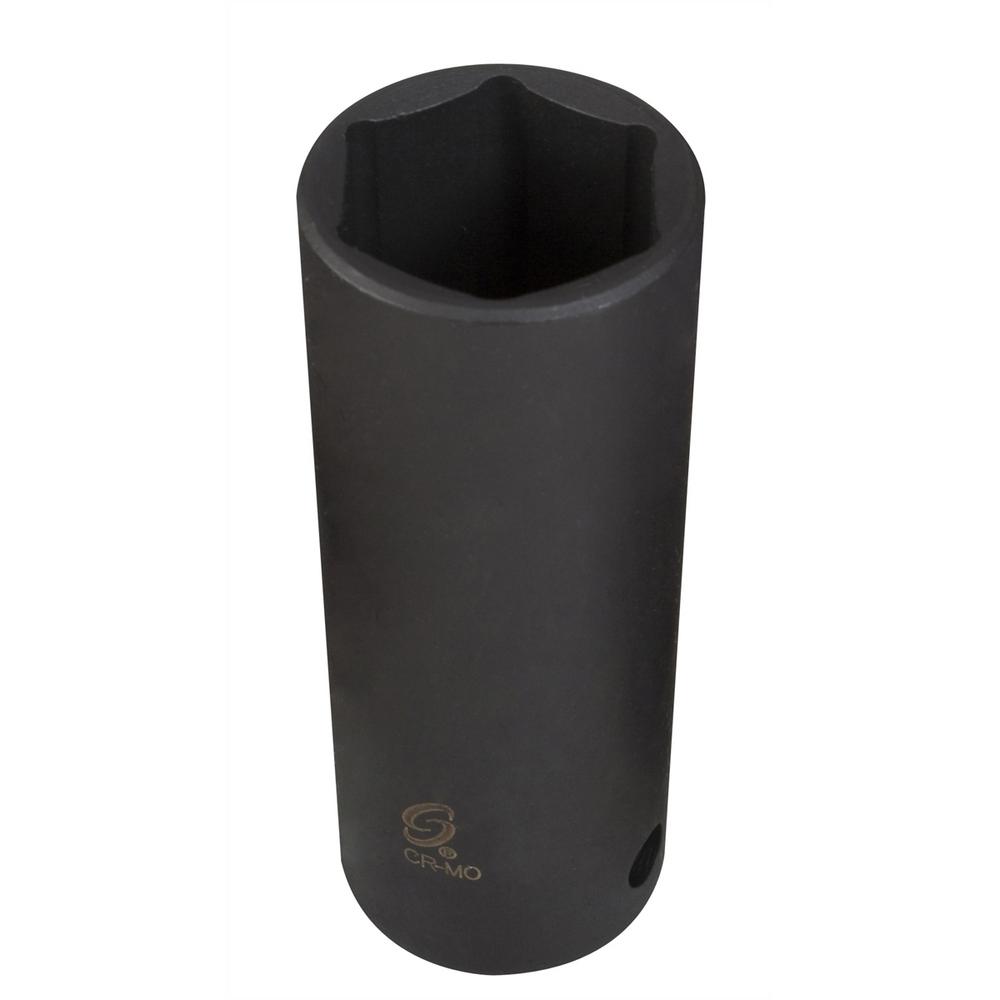 Sunex 2619 1//2-Inch Drive 19-Mm Extra Thin Wall Deep Impact Socket