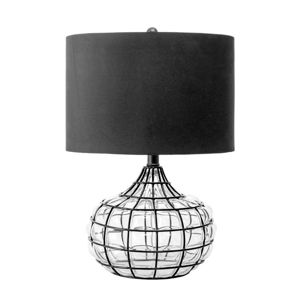 black contemporary table lamps