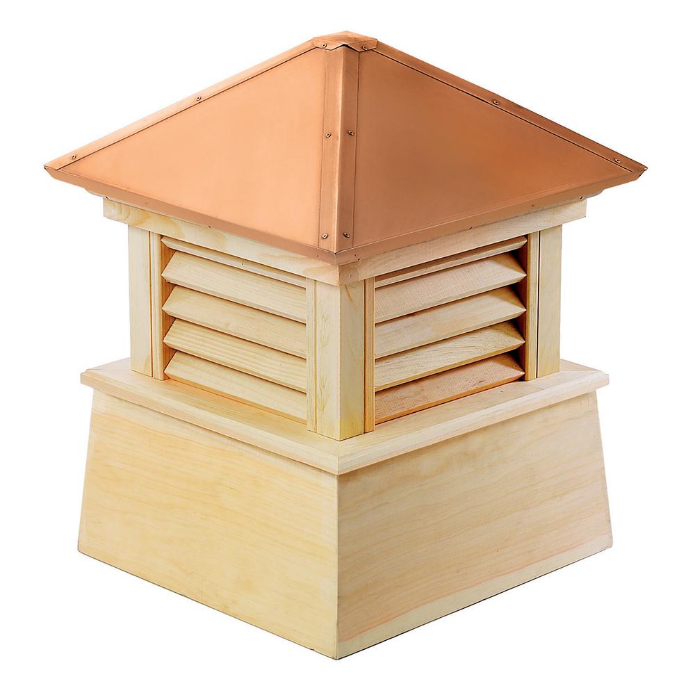 Good Directions Manchester 36 in. x 46 in. Wood Cupola with Copper Roof2136M The Home Depot