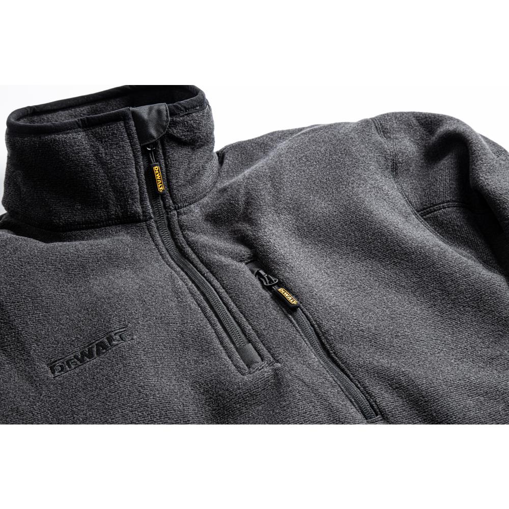 black pullover quarter zip