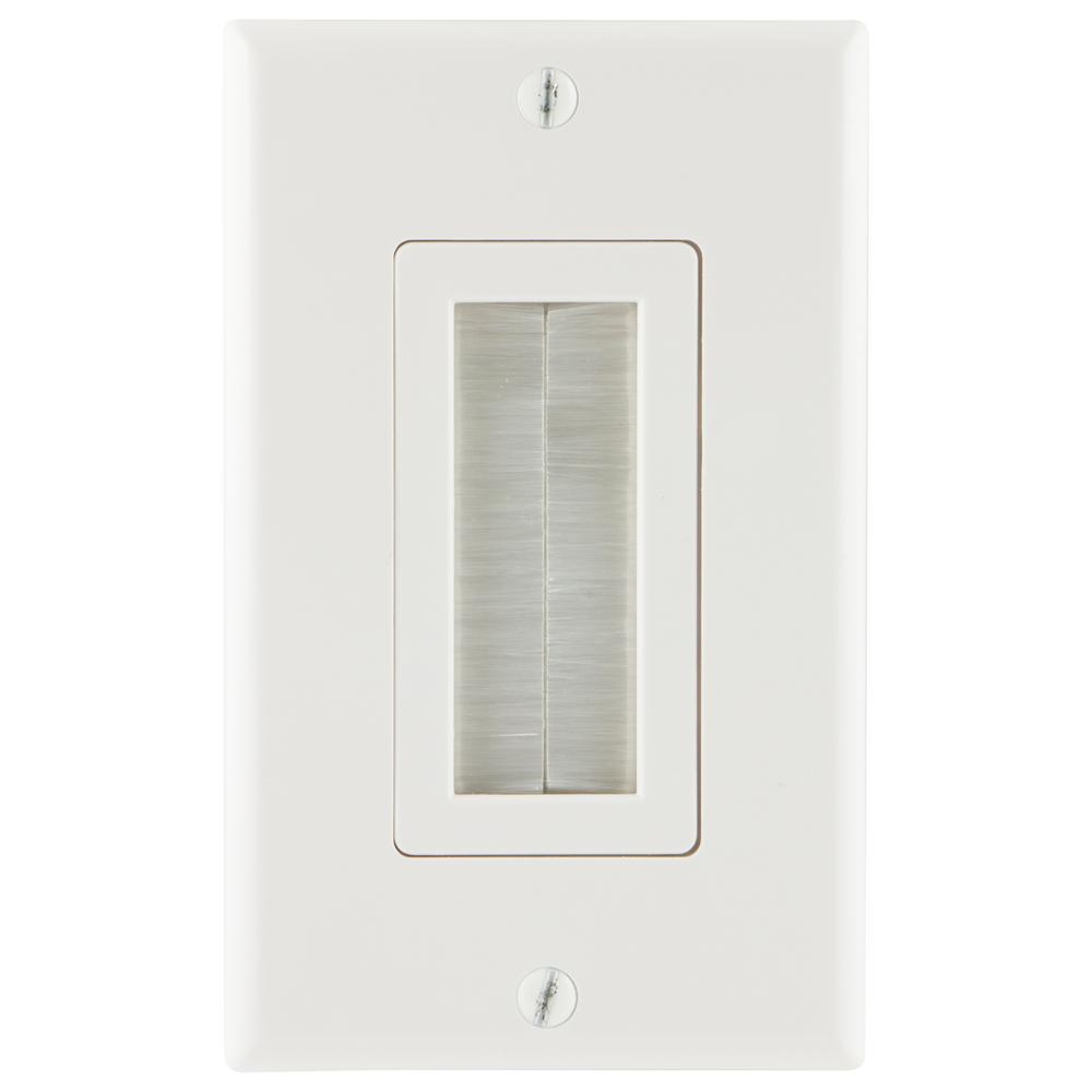 Home Depot Wall Plates commercial electric 1-gang hdmi wall plate, white-180904 - the Home Depot Wall Plates commercial electric 1-gang hdmi wall plate, white-180904 - the