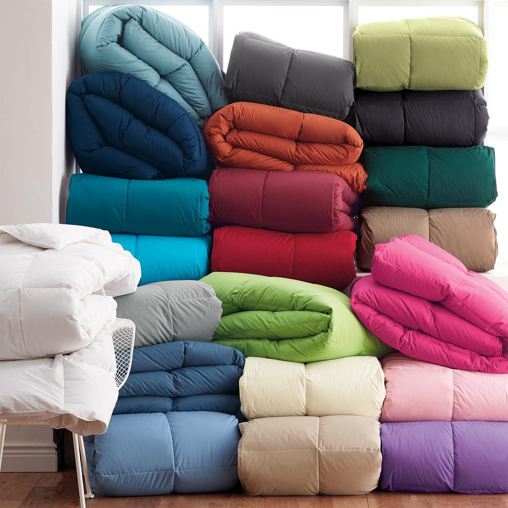 The Company Store Lacrosse Medium Warmth Turquoise Queen Down