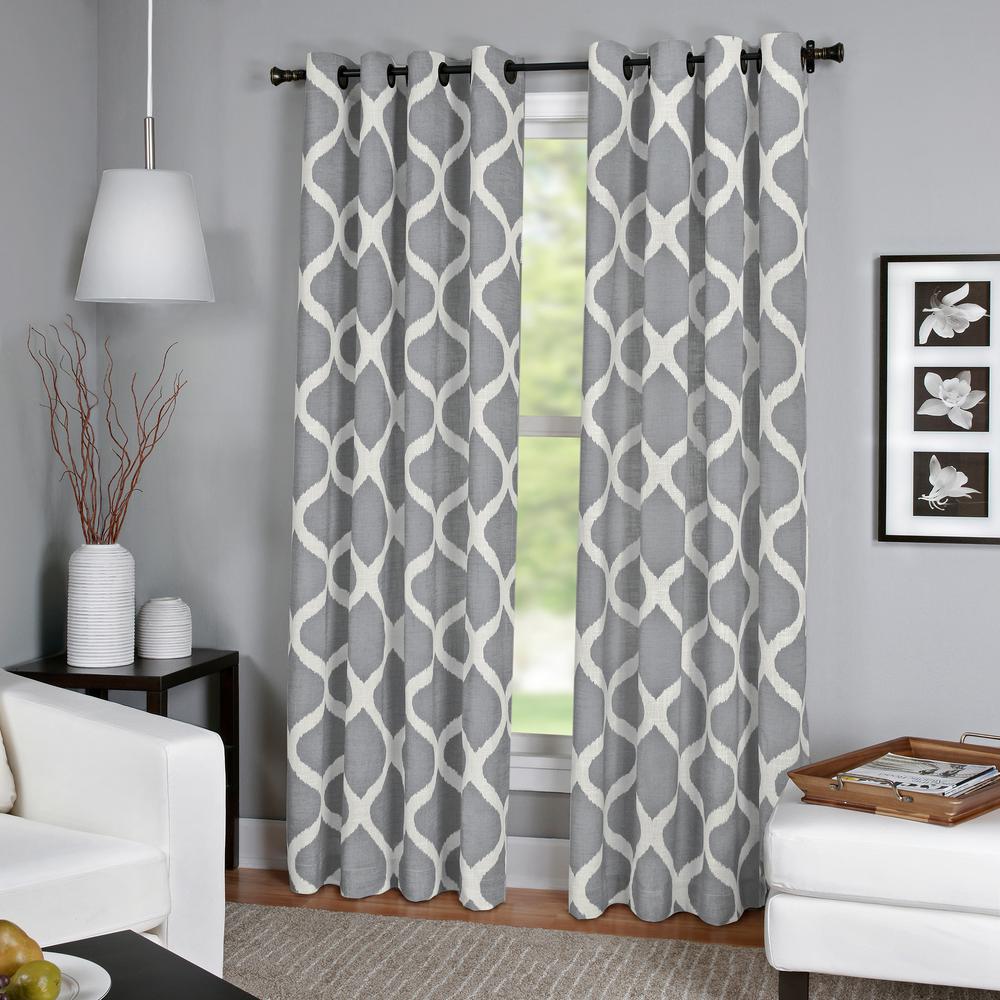 Polyester Curtains Drapes Window Treatments The Home Depot