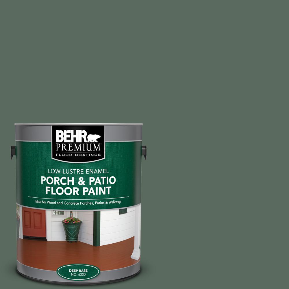 Behr Premium 1 Gal N400 6 Terrarium Low Re Enamel Interior Exterior Porch And Patio Floor Paint 630001 The Home Depot Patio Floor Paint 630001