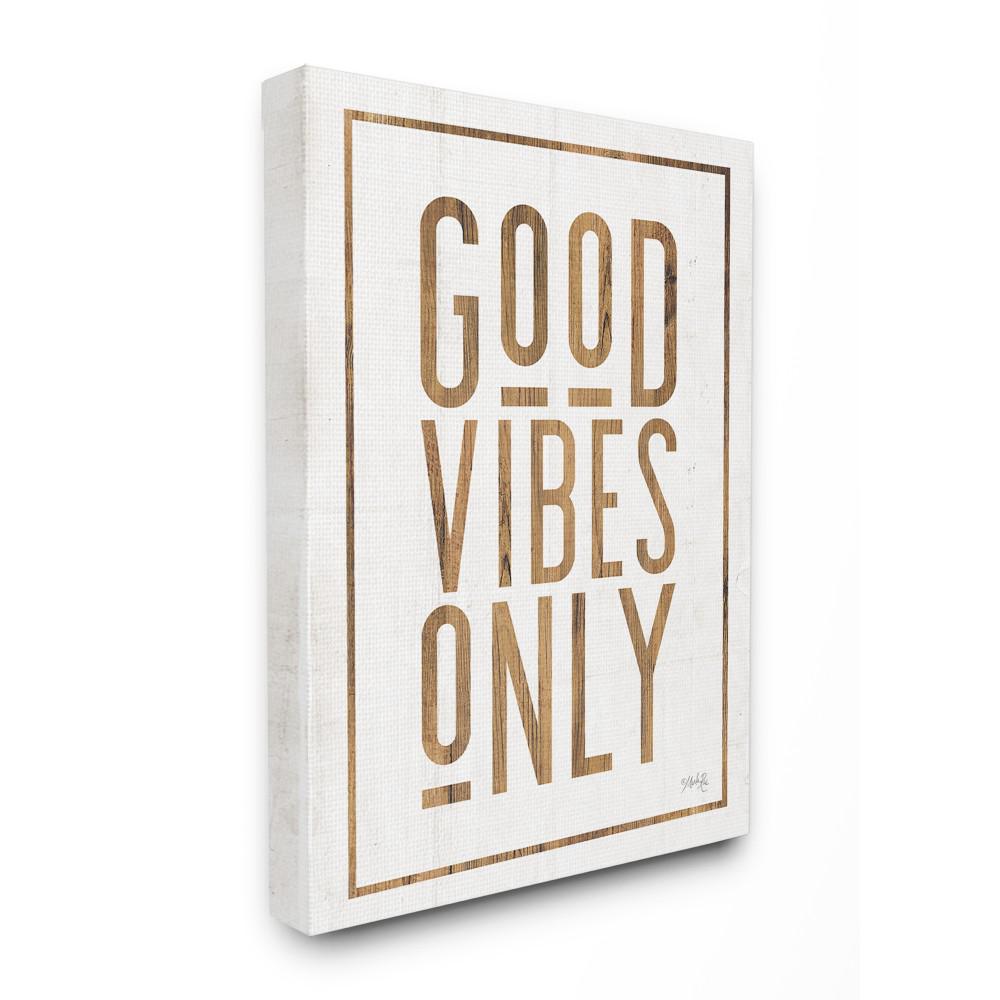 The Stupell Home Decor Collection 30 In X 40 In Good Vibes Only