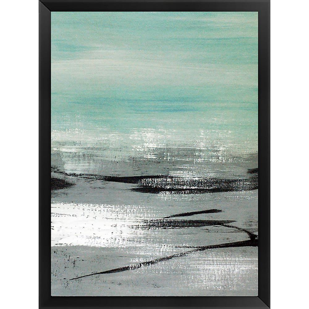30 In X 24 Beach I Printed Framed Wall Art N1802 The Home Depot