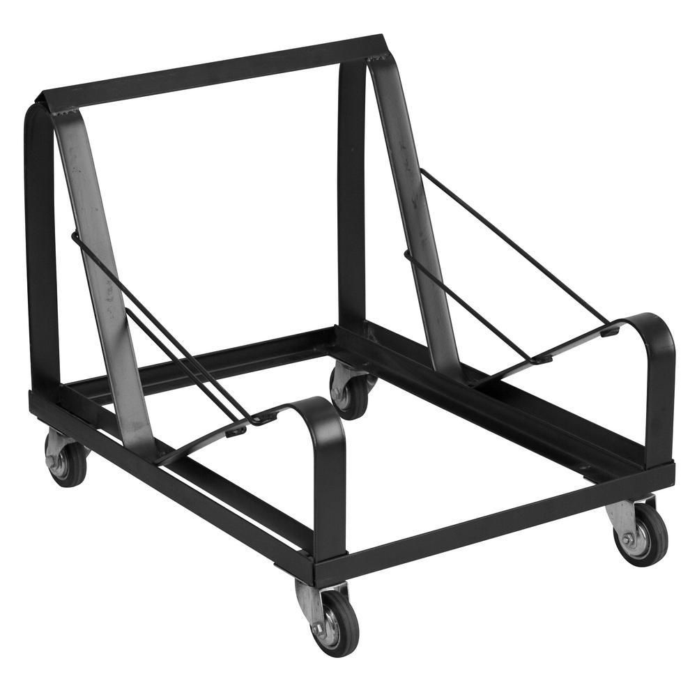 Carnegy Avenue Steel 4Wheeled Stack Chair Dolly in BlackCGAXU2683BLHD The Home Depot