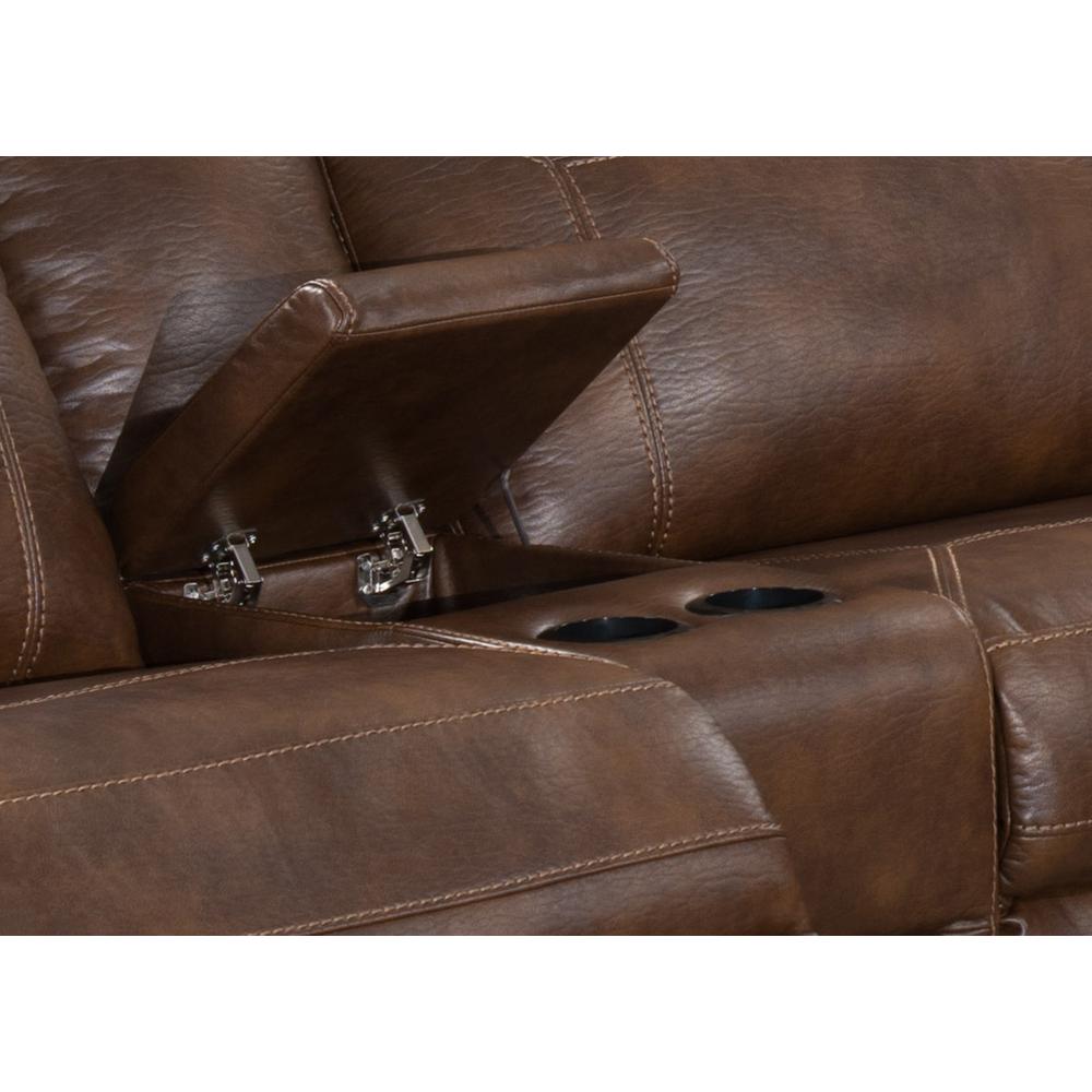Ac Pacific Clark 6 Piece Brown Upholstered Reclining Living
