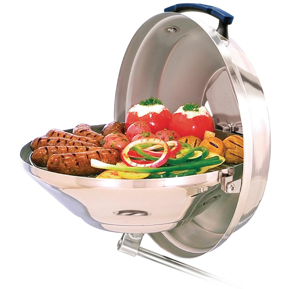 Magma Marine Kettle 15 inch Portable Charcoal Grill with Hinged Lid in Stainless... by Magma