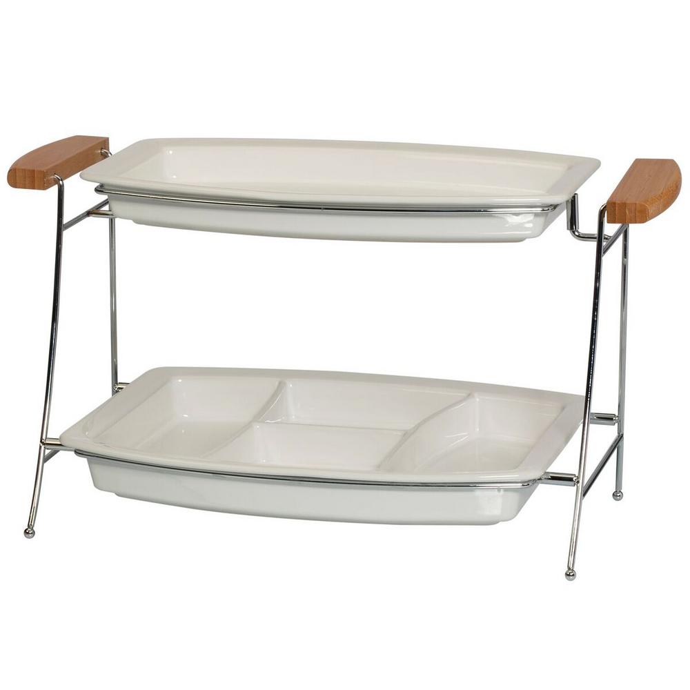 Spectrum Yumi 19 in. x 12.75 in. x 13 in. Steel Arched 3Tier Server in