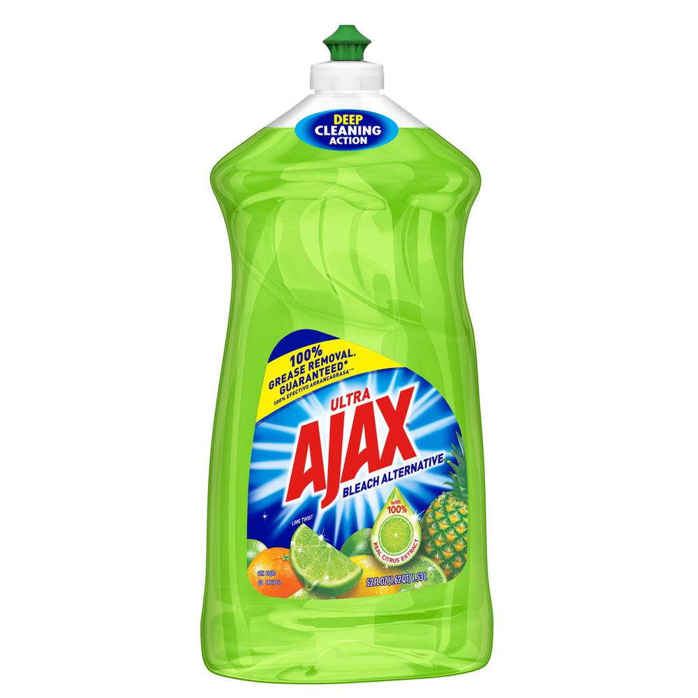 Ajax Ultra 52 oz. Lime Scent Dish Soap-149863 - The Home Depot