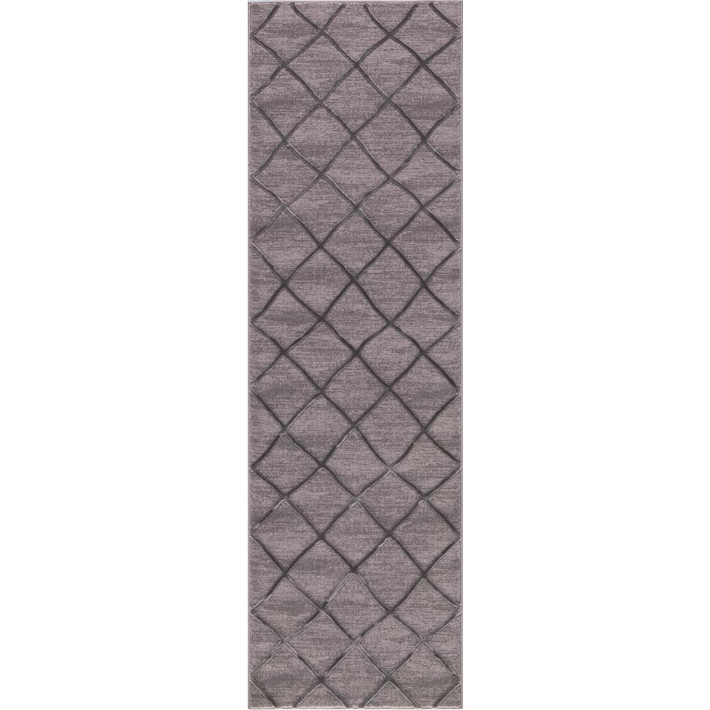 Concord Global Trading Bazaar Prestige Gray 2 Ft 3 In X 7 Bazaar Prestige Gray 2 Ft 3 In X 7 Runner