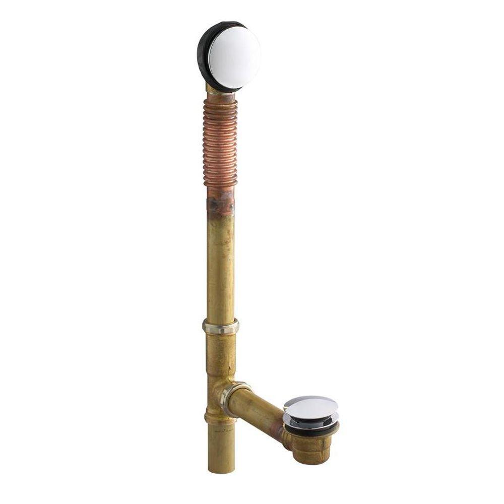 Kohler Clearflo Bath And Shower Drain In Polished Chrome K 7265 Cp Kohler Clearflo Bath And Shower Drain In Polished Chrome K 7265 Cp The Home Depot