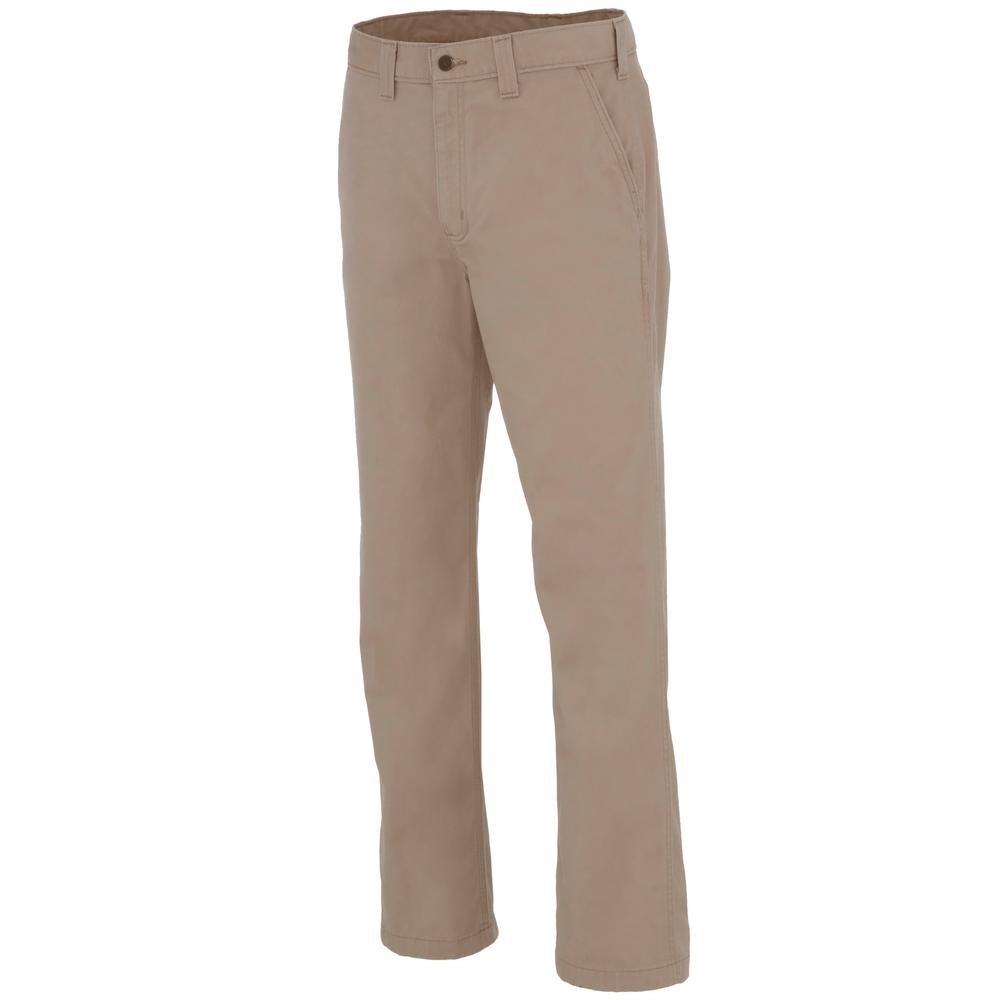 Carhartt Men's 34x32 Field Khaki Cotton Straight Leg NonDenim Bottoms