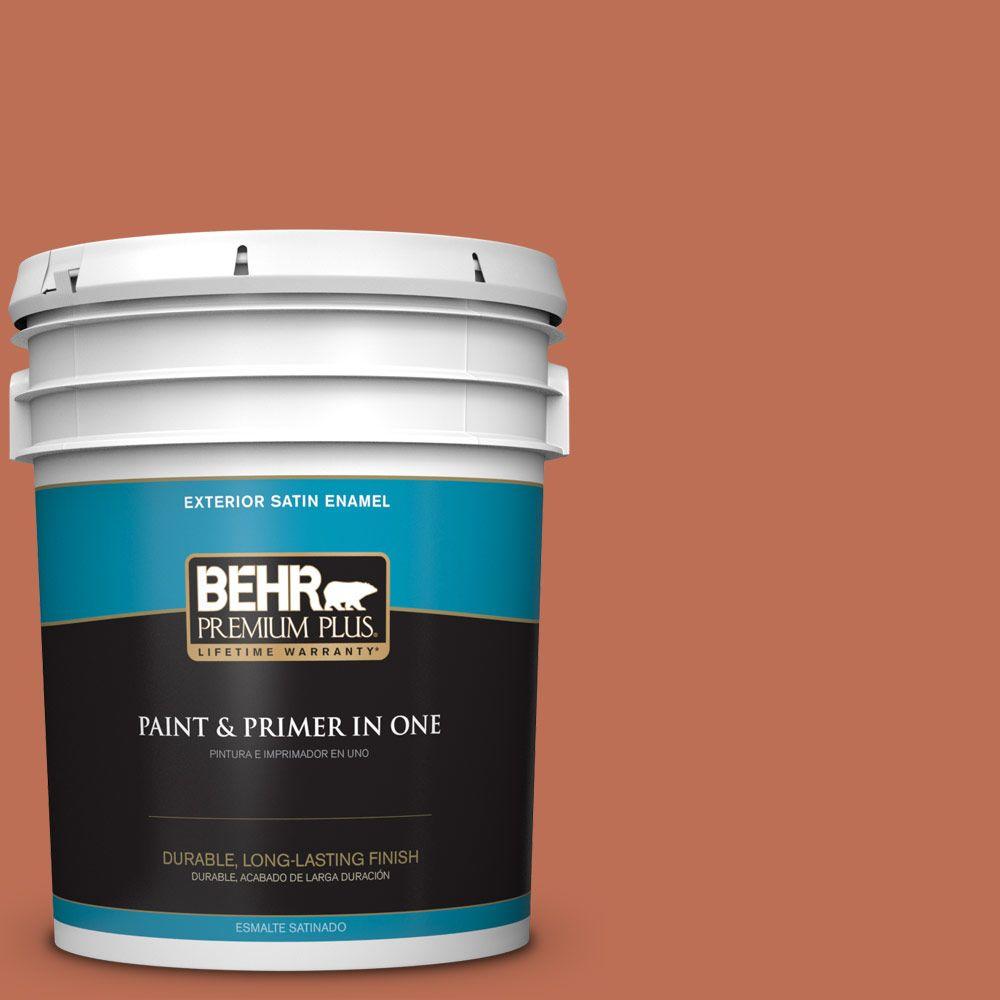 BEHR Premium Plus Ultra 5gal. 490D5 Winter Surf Satin Enamel