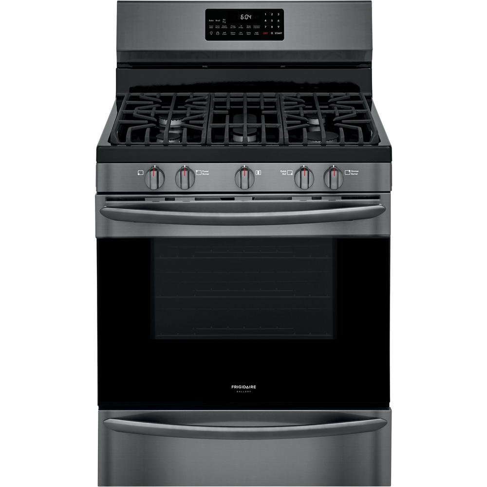 Frigidaire Gallery 5.0 cu. ft. Gas Range with Convection Self-Cleaning ...