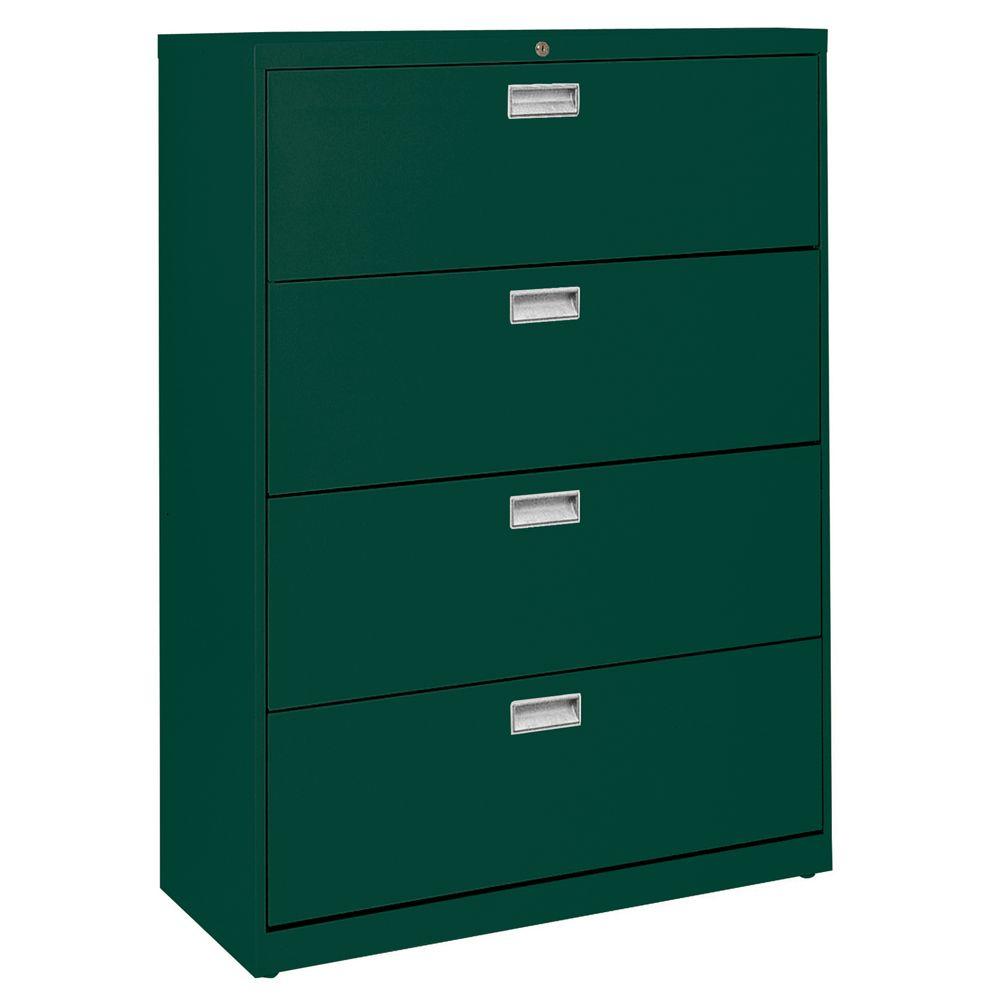 Sandusky 600 Series 42 In W 4 Drawer Lateral File Cabinet In