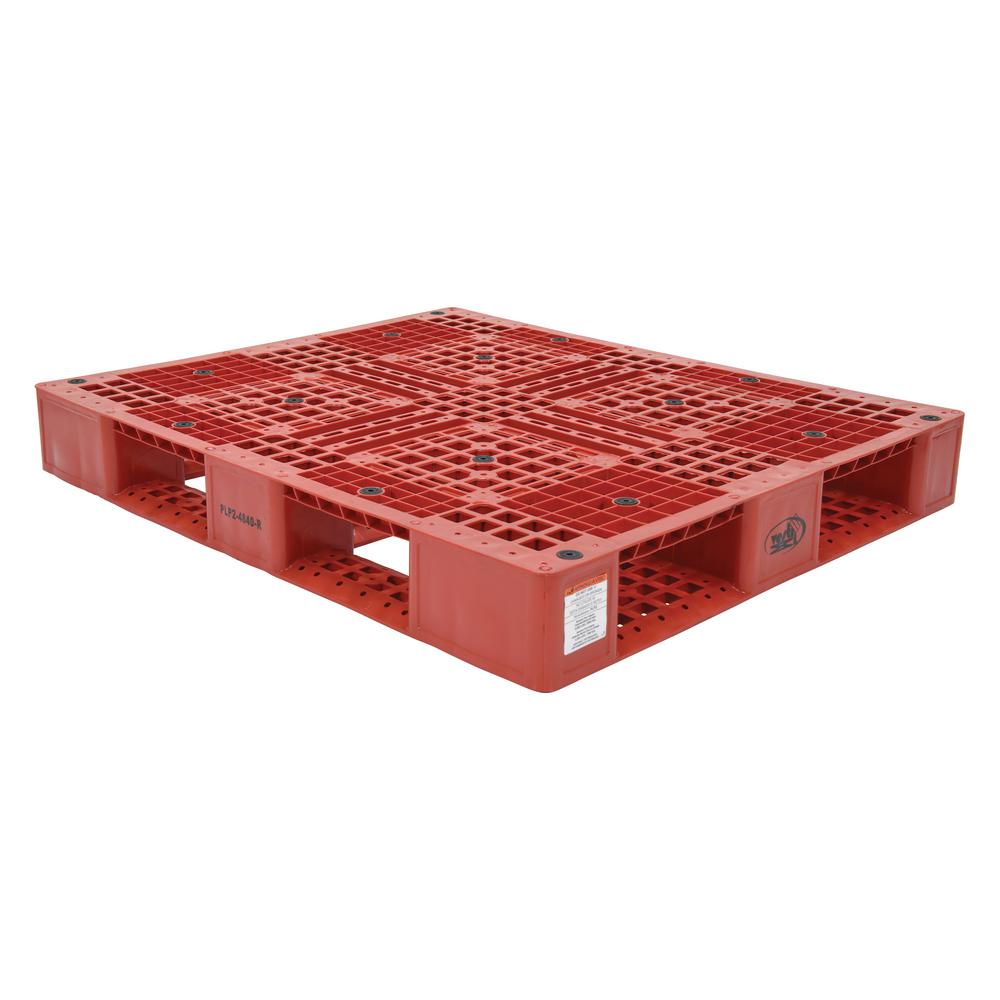 Vestil 48 in. x 40 in. x 6 in. Yellow Plastic Pallet/SkidPLP24840
