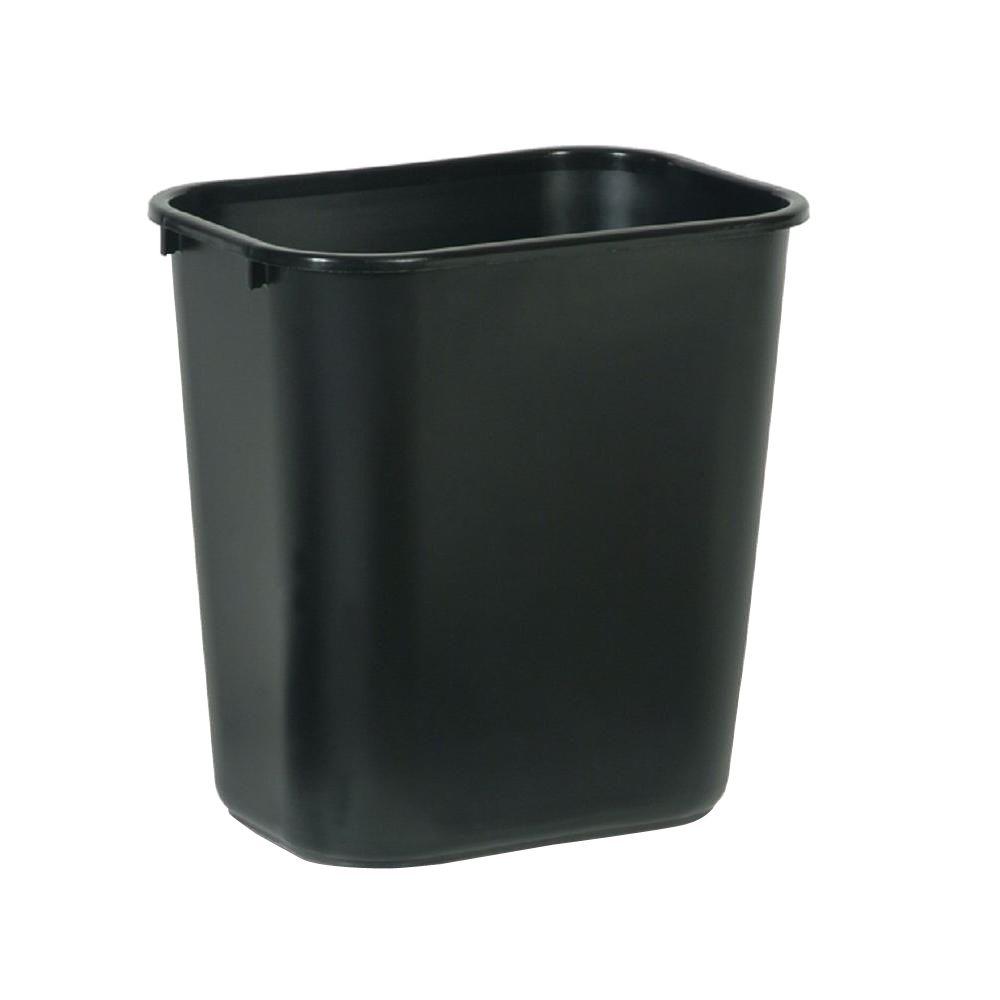 Feisco 1.8 Gallon Black Trash Bag,Small Drawstring Garbage Bag Trash Can  Liner,120 Counts,0.51 Mil