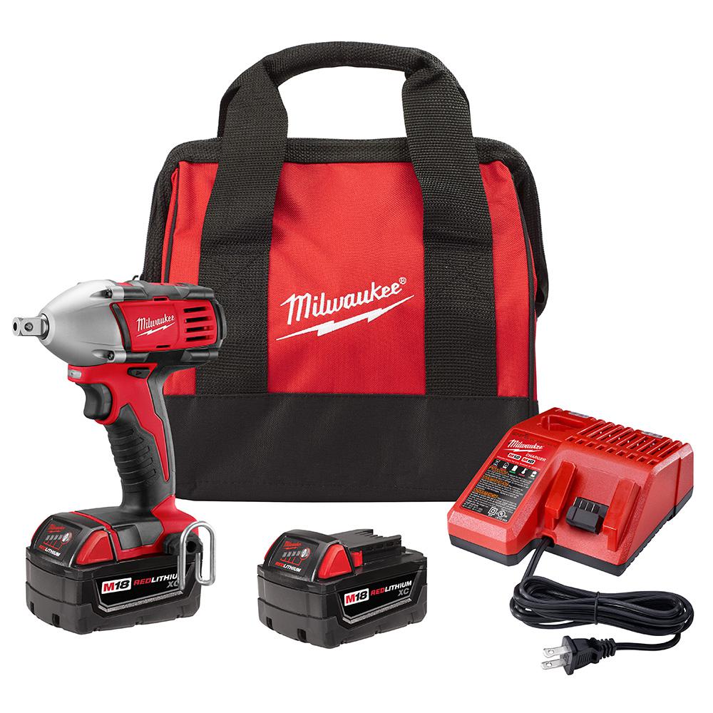Milwaukee M18 18-Volt Lithium-Ion Cordless 1/2 in. Impact Wrench