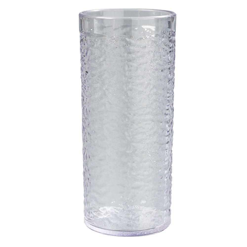 Carlisle 20 Oz San Plastic Pebble Optic Tumbler In Clear Case Of Carlisle 20 Oz San Plastic Pebble Optic Tumbler In Clear Case Of 24