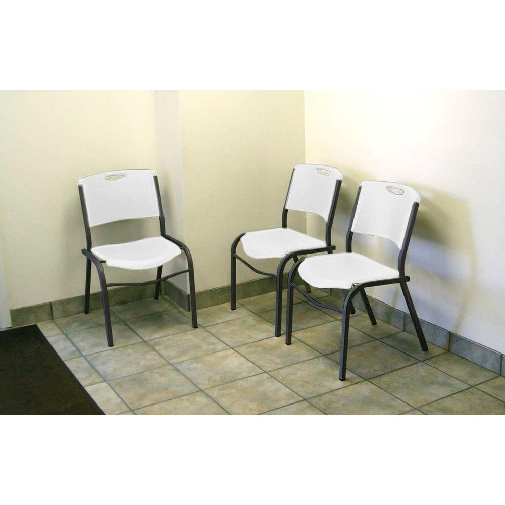 Lifetime Grey Metal Stacking Side Chair Set Of 14 880184 The Lifetime Grey Metal Stacking Side Chair Set Of 14