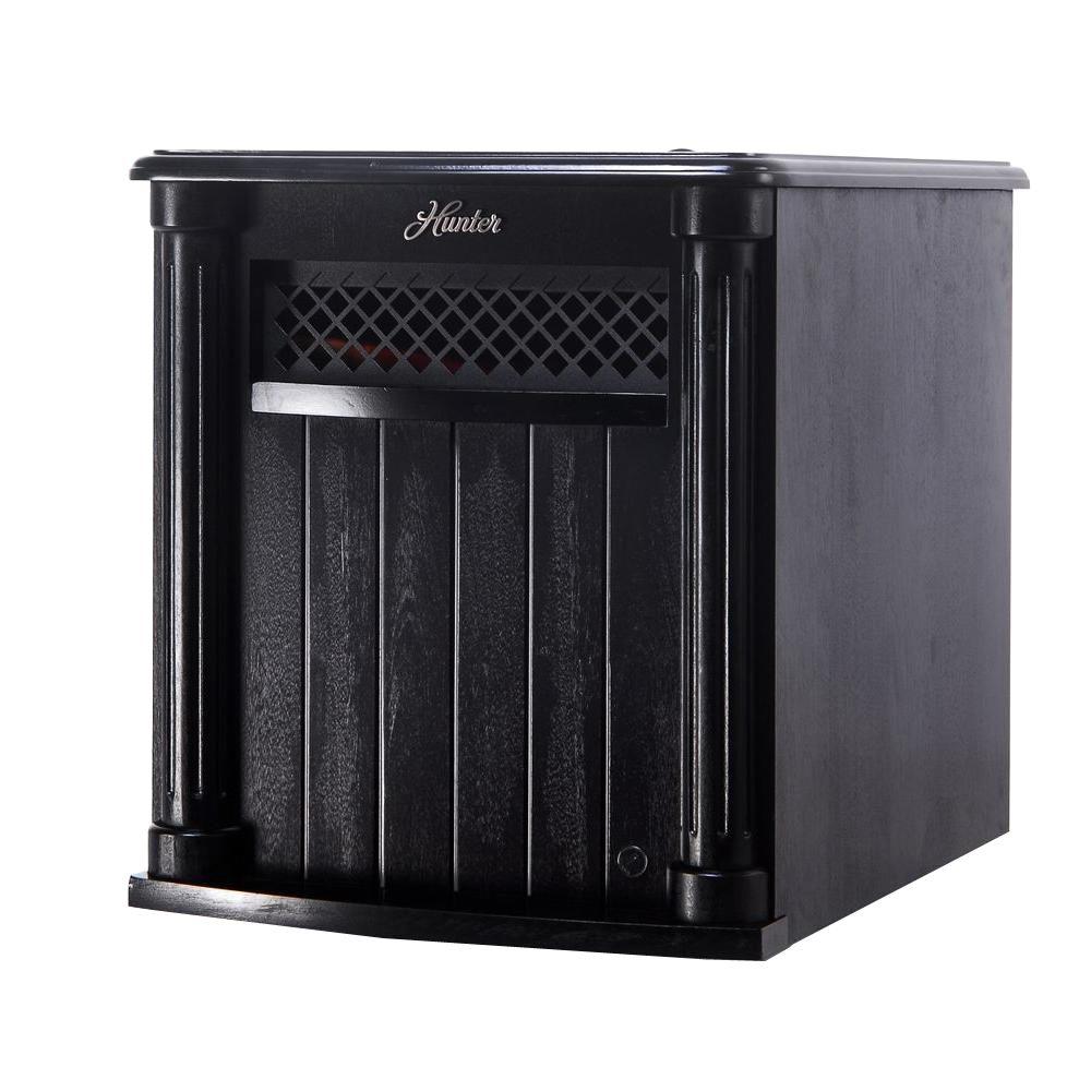 Hunter 6 Quartz Element Solid Wood Infrared Portable Heater