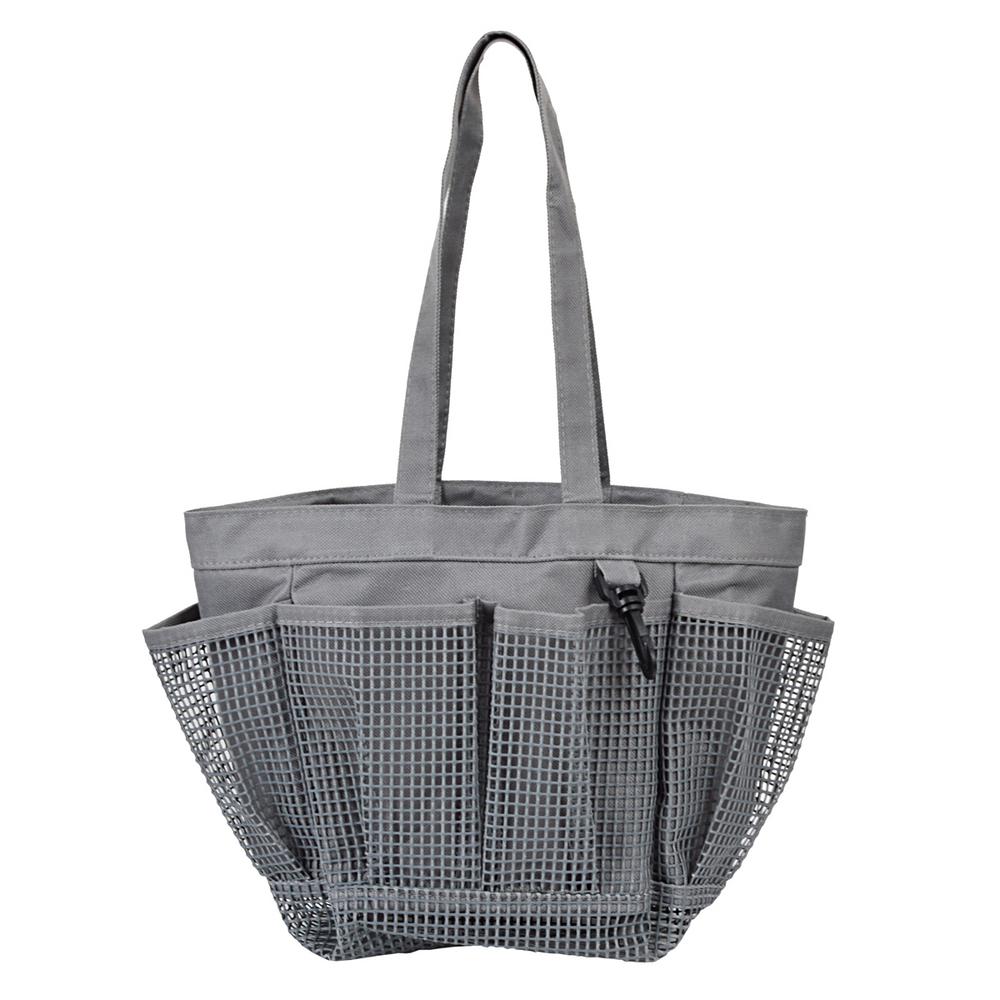 Utopia Alley Portable Mesh Shower Caddy With 6 External Pockets And Utopia Alley Portable Mesh Shower Caddy With 6 External Pockets And Key Holder