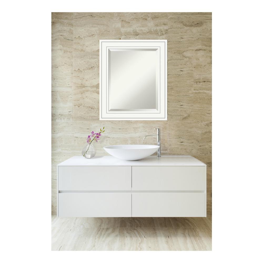 Amanti Art Craftsman White Wood 21 In W X 25 H Single