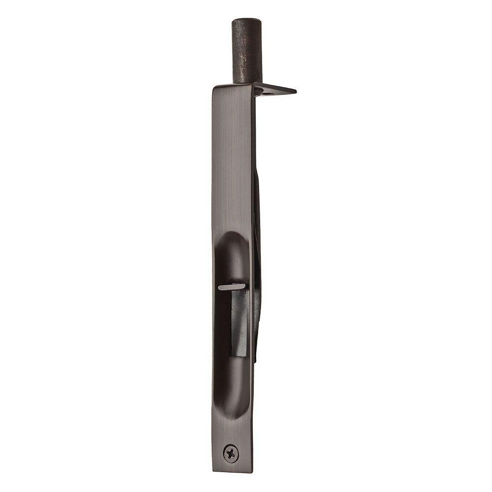 Baldwin Flush Bolt In Venetian Bronze 9br7020 001 The Home Depot Flush Bolt In Venetian Bronze
