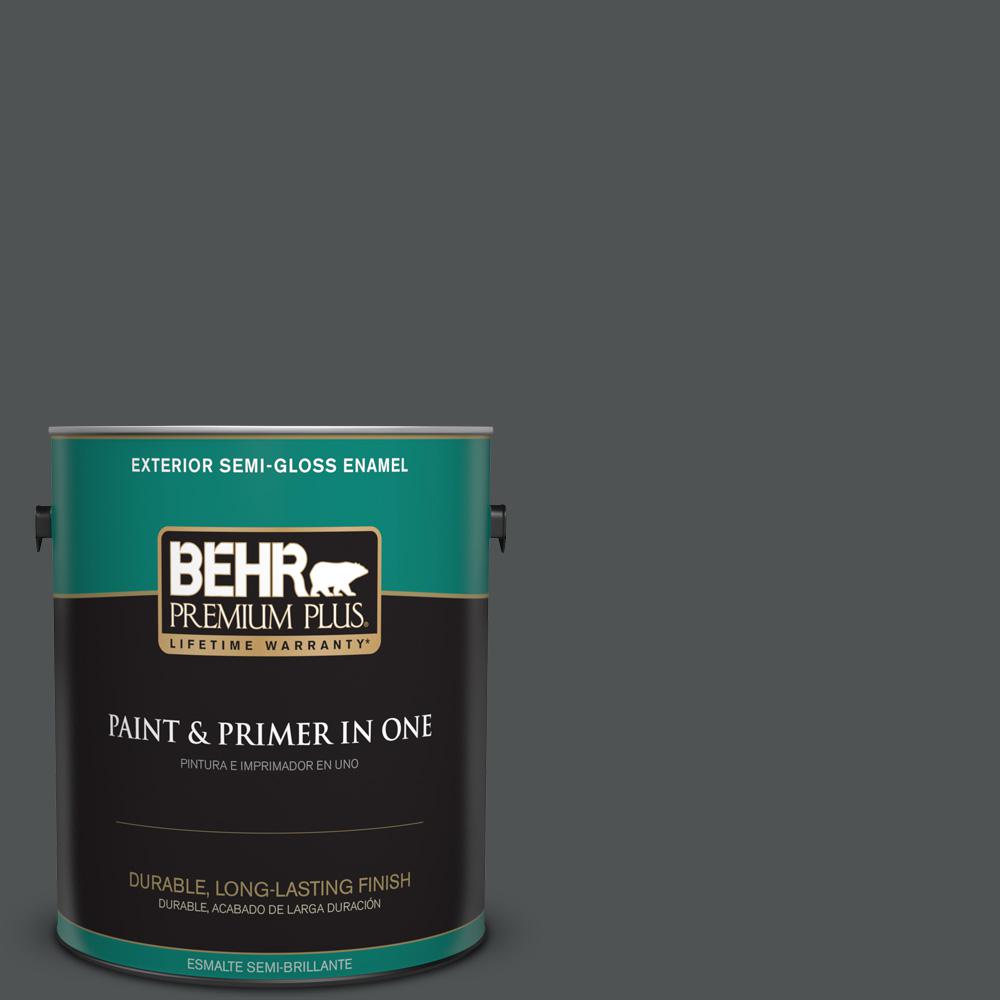 BEHR Premium Plus Ultra 1 gal. T1808 Off the Grid SemiGloss Enamel