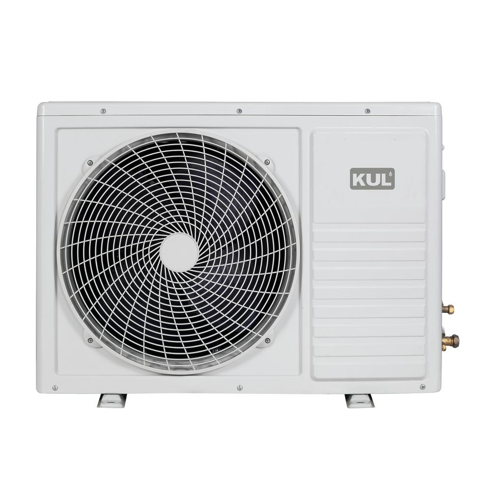KUL 12,000 BTU Ductless Mini Split Air Conditioner with Heat WiFi and