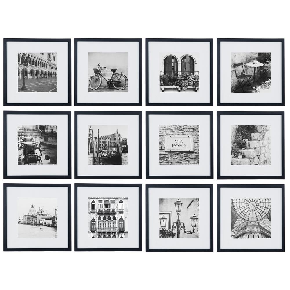 Pinnacle Gallery Perfect 8 In X Black Collage Picture