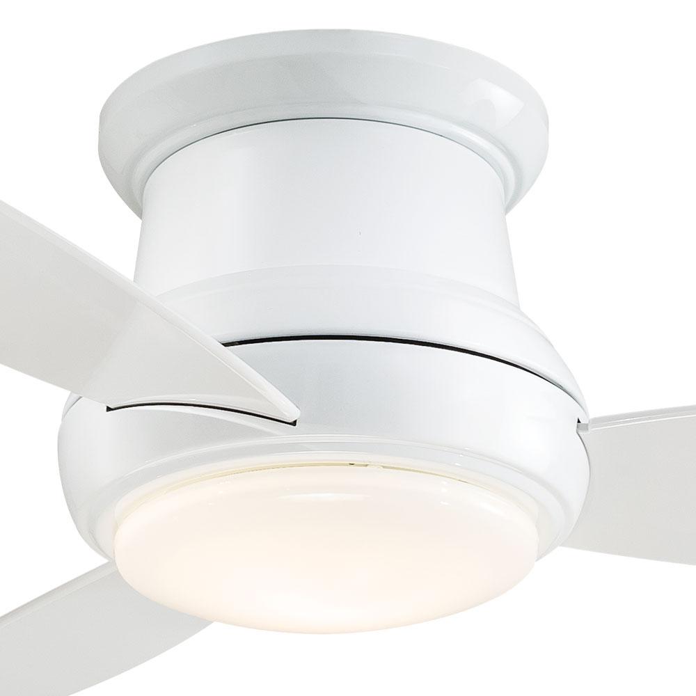 Minka Aire Concept Ii 44 In Integrated Led Indoor White Ceiling