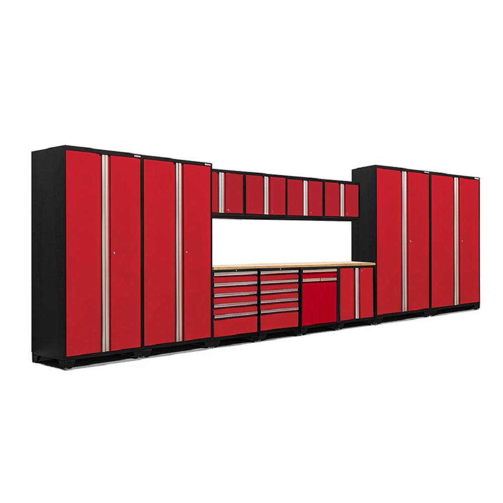 Red 24 In Garage Cabinets Storage Systems W X 24 In D
