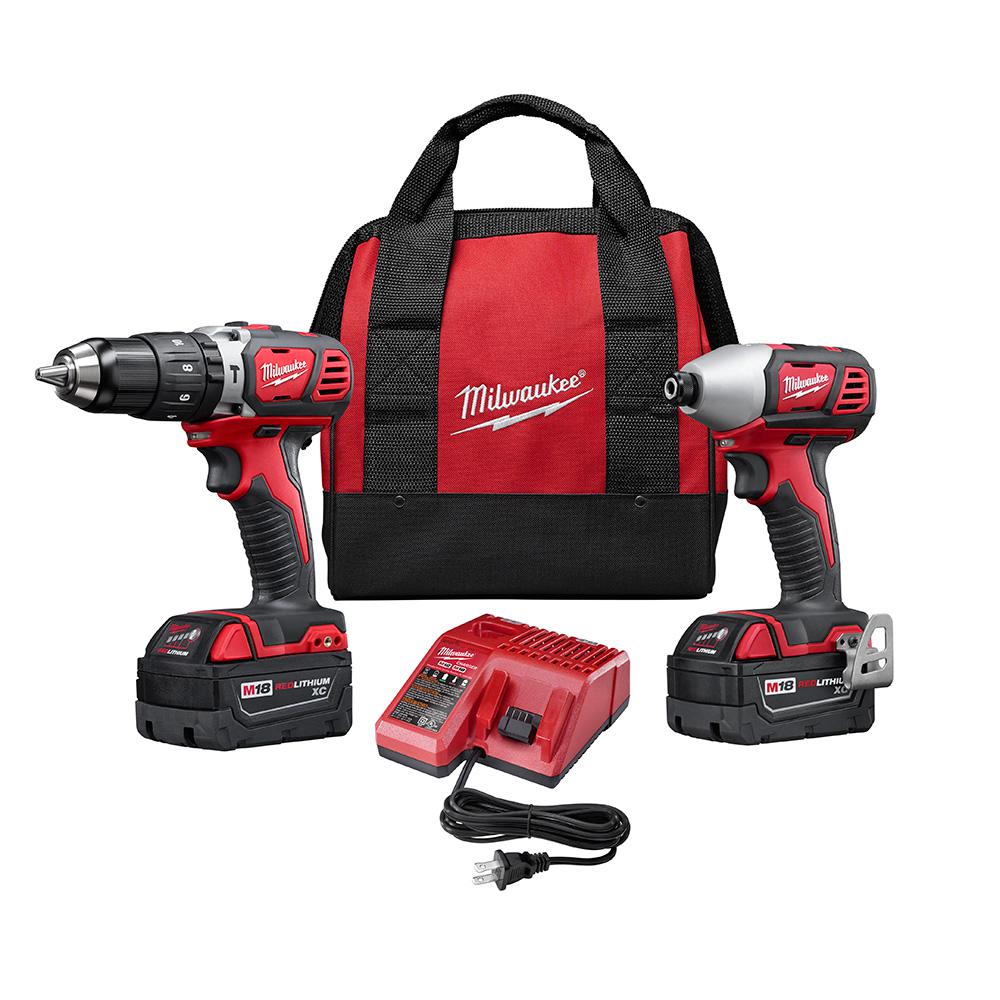 milwaukee hammer drill impact driver kit