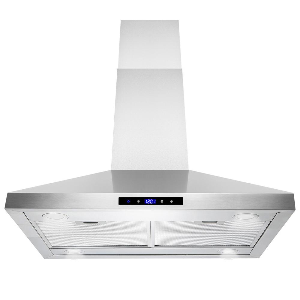 Golden Vantage 30 in. 350 CFM Convertible Kitchen Island Mount Range